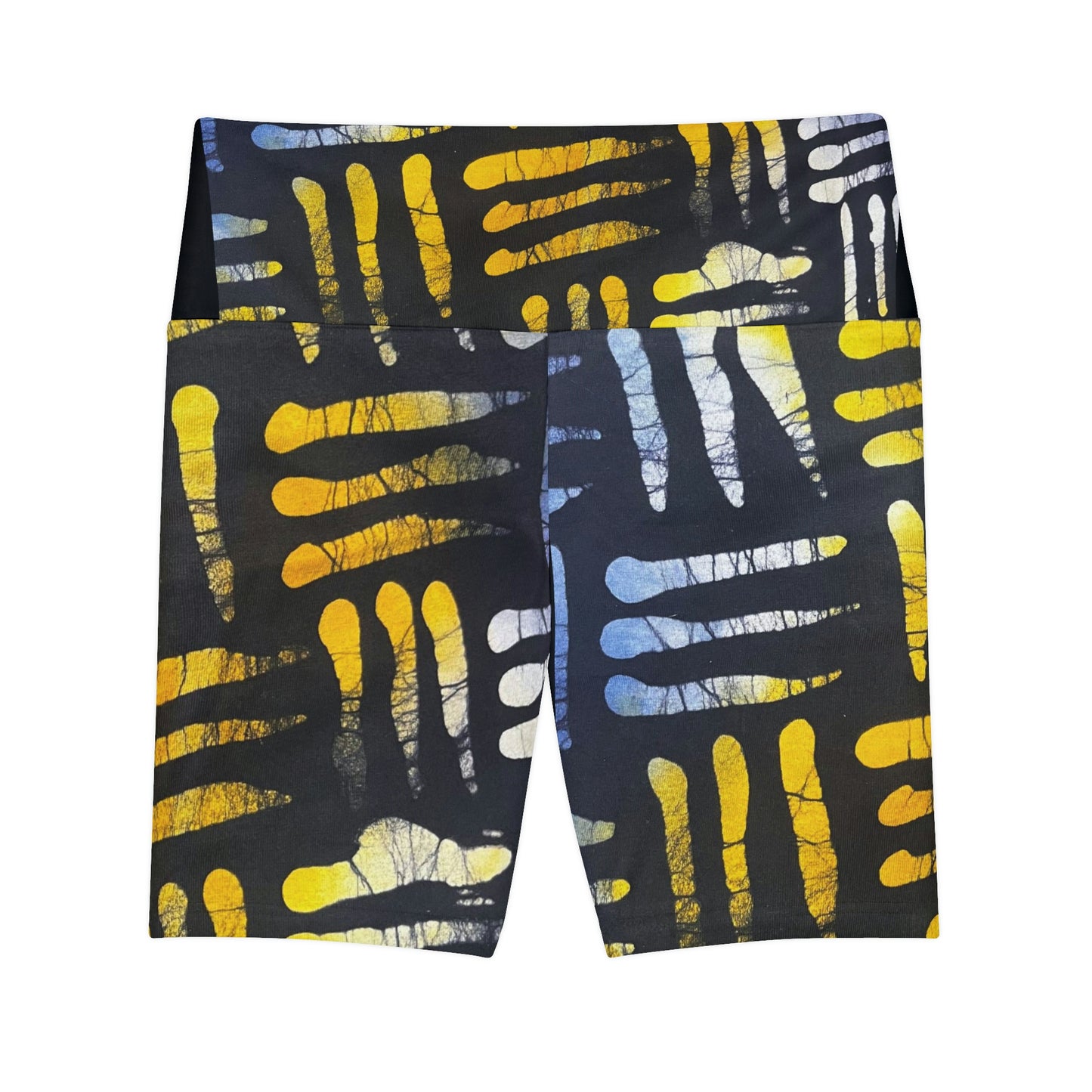 Women's Workout Shorts  Batik Tribal Mark