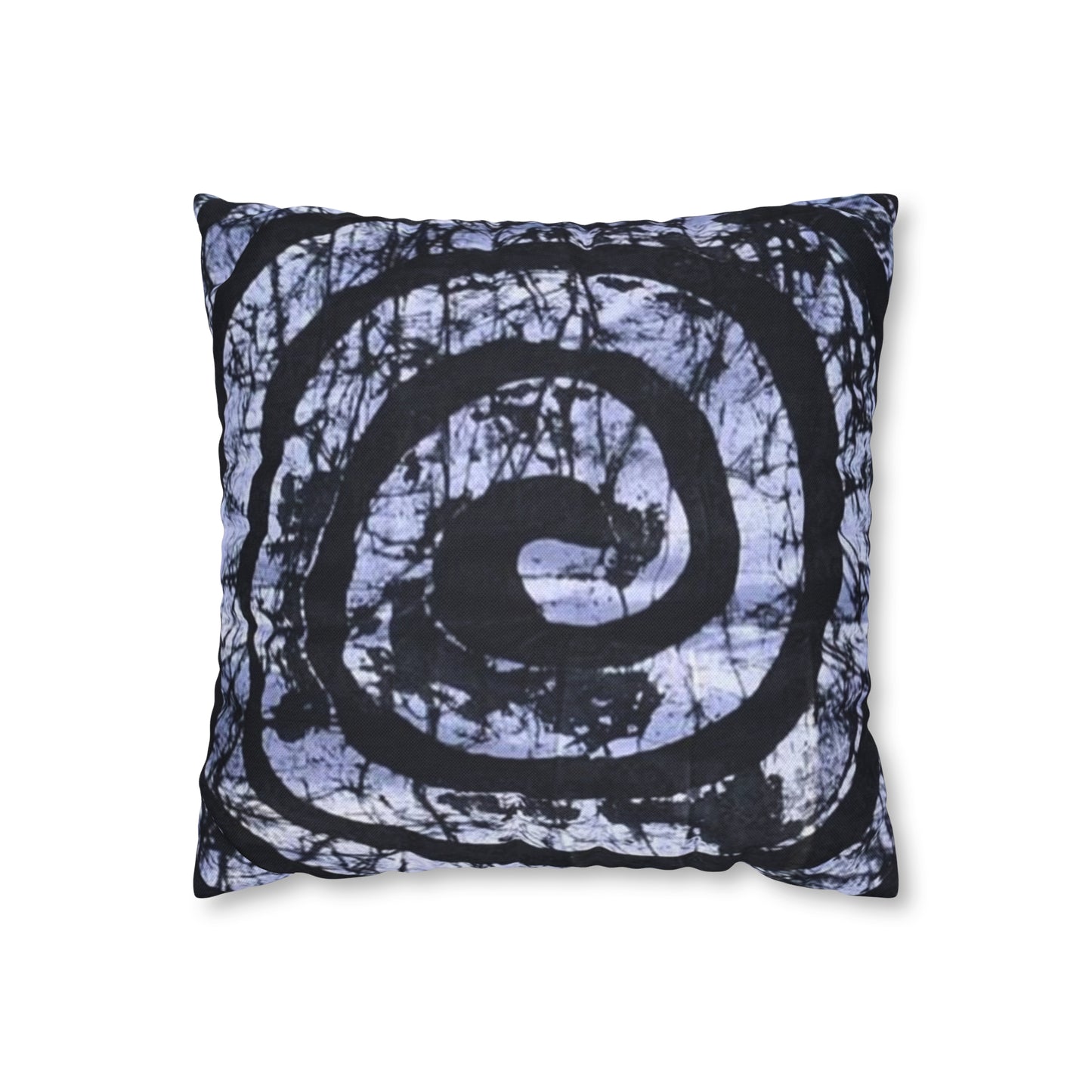 Batik Spiral Square Pillow Case