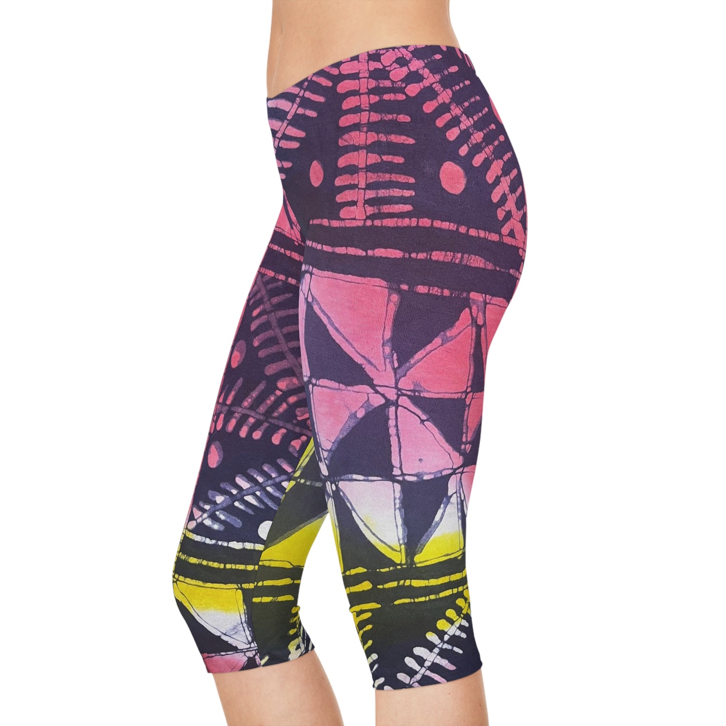 Batik Fan Women's Capri Leggings