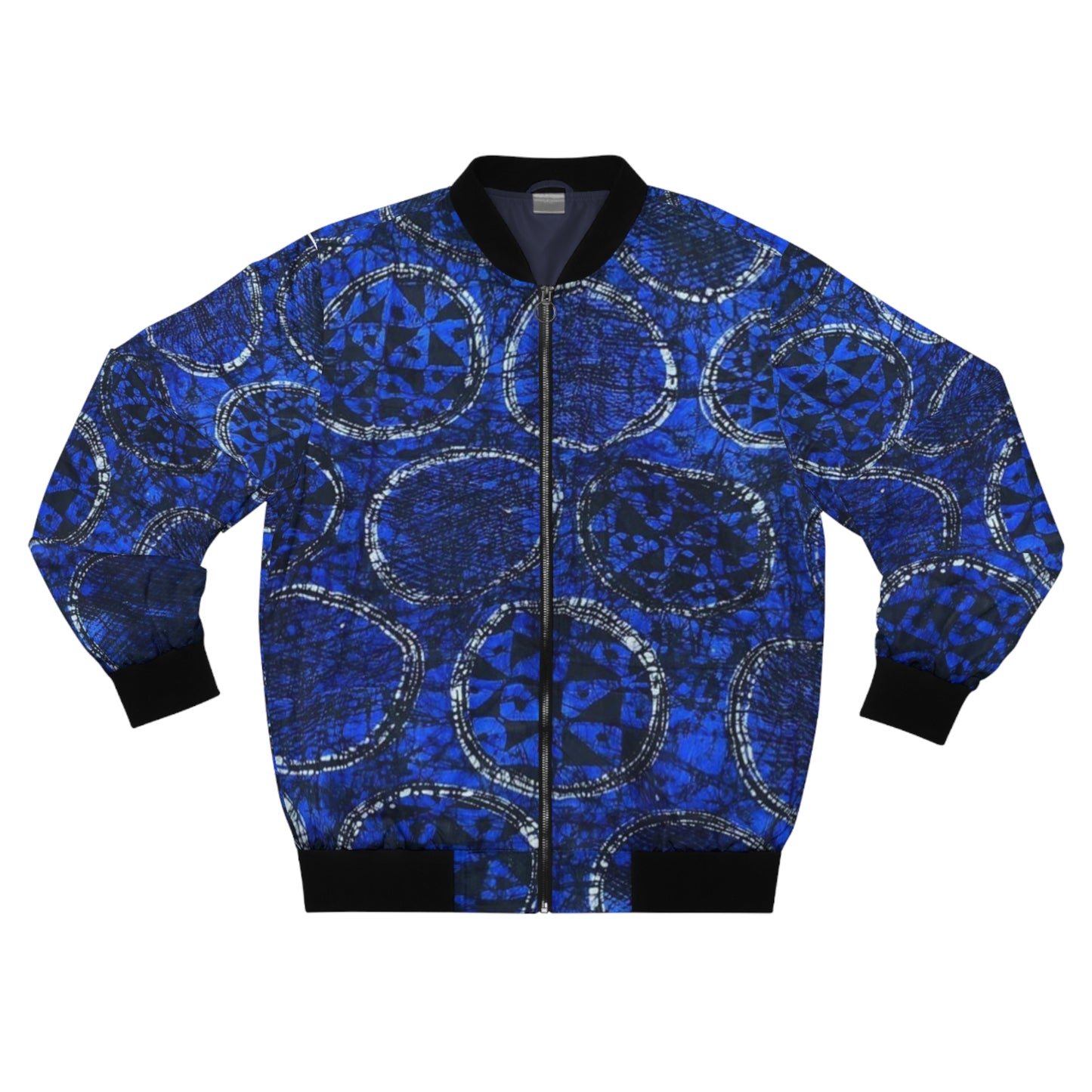 Batik Black Waya Men's Bomber Jacket