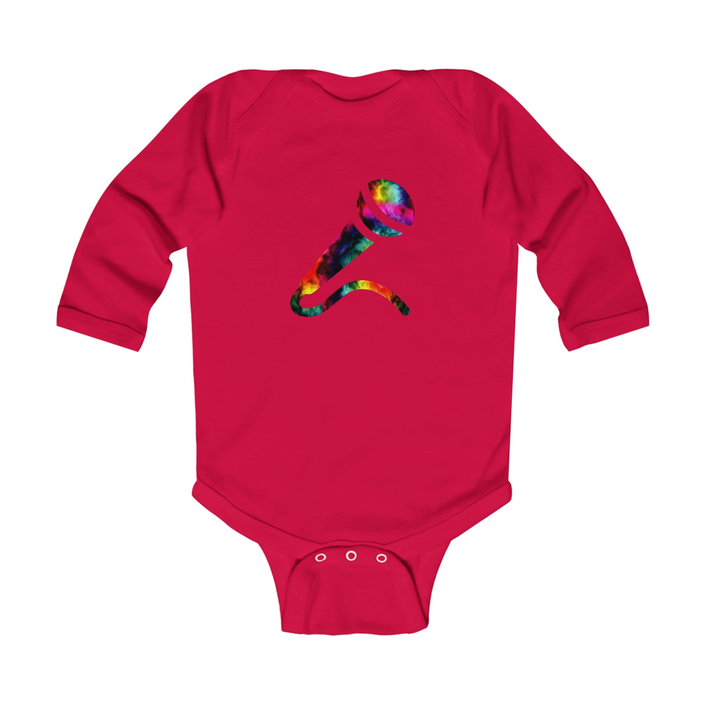 Microphone Time Infant Long Sleeve Bodysuit