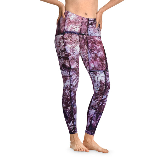 Tie Dye Arranged Stretchy Leggings