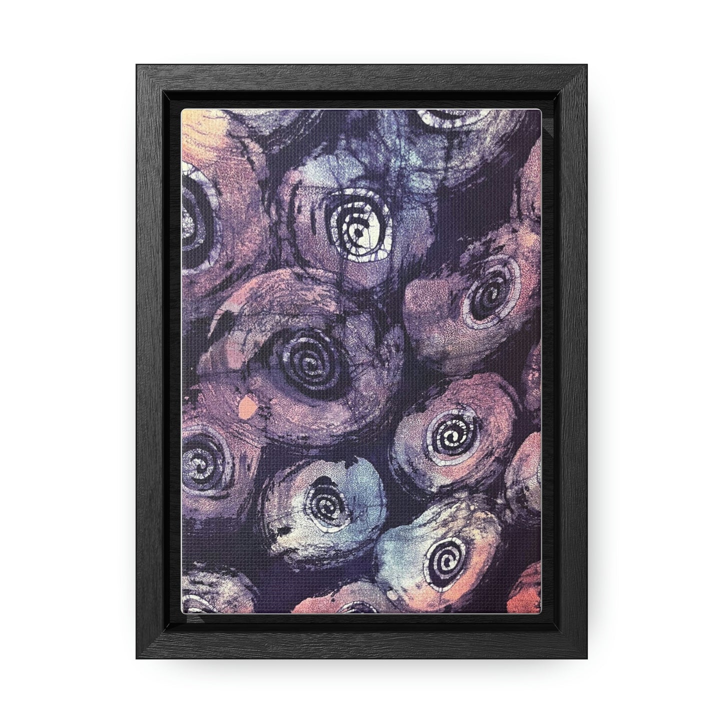 Batik Flower Art Vertical Frame