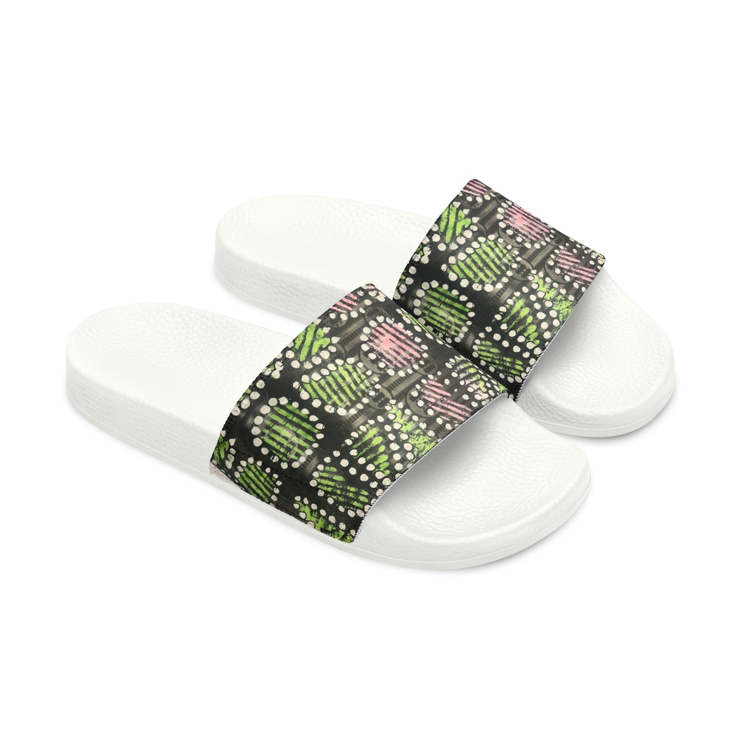 Batik Tie-Dye Dot Youth Removable-Strap Sandals