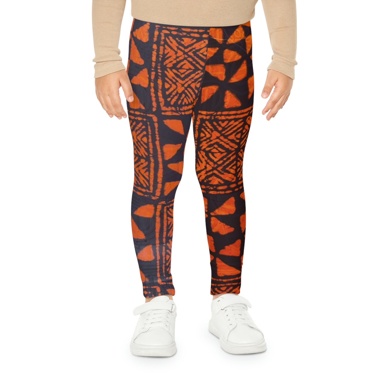 Batik Tie Dye 'Talking Drum Motif' leggings