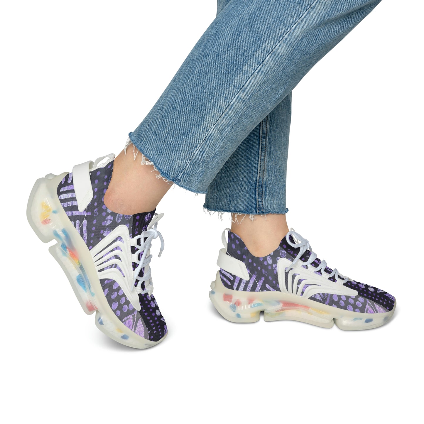 Batik Tribal Dots Women's Sneakers