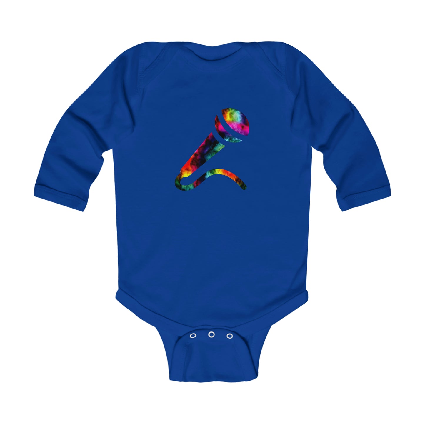 Microphone Time Infant Long Sleeve Bodysuit