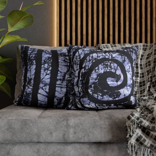 Batik Spiral Square Pillow Case