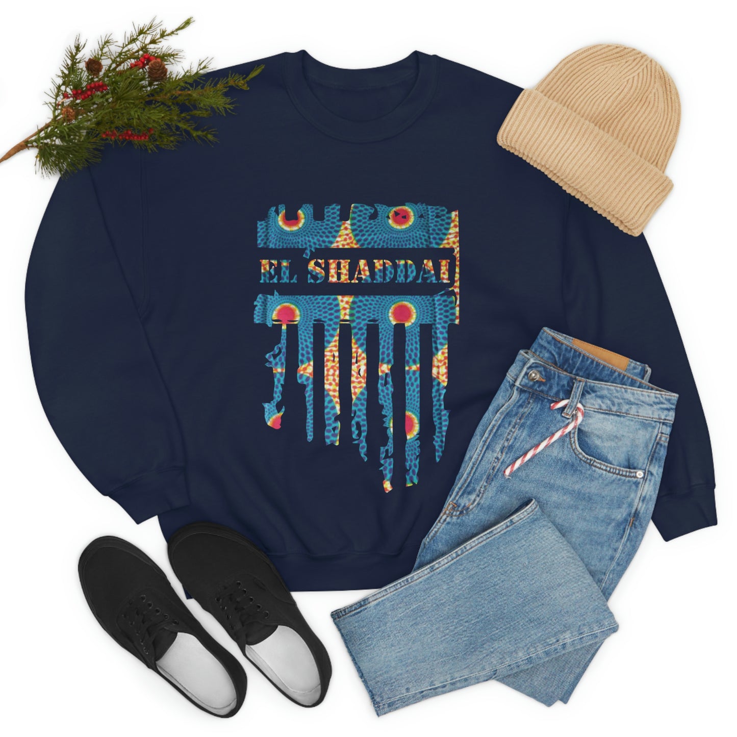 Unisex EL-SHADDAI Heavy Blend™ Crewneck Sweatshirt