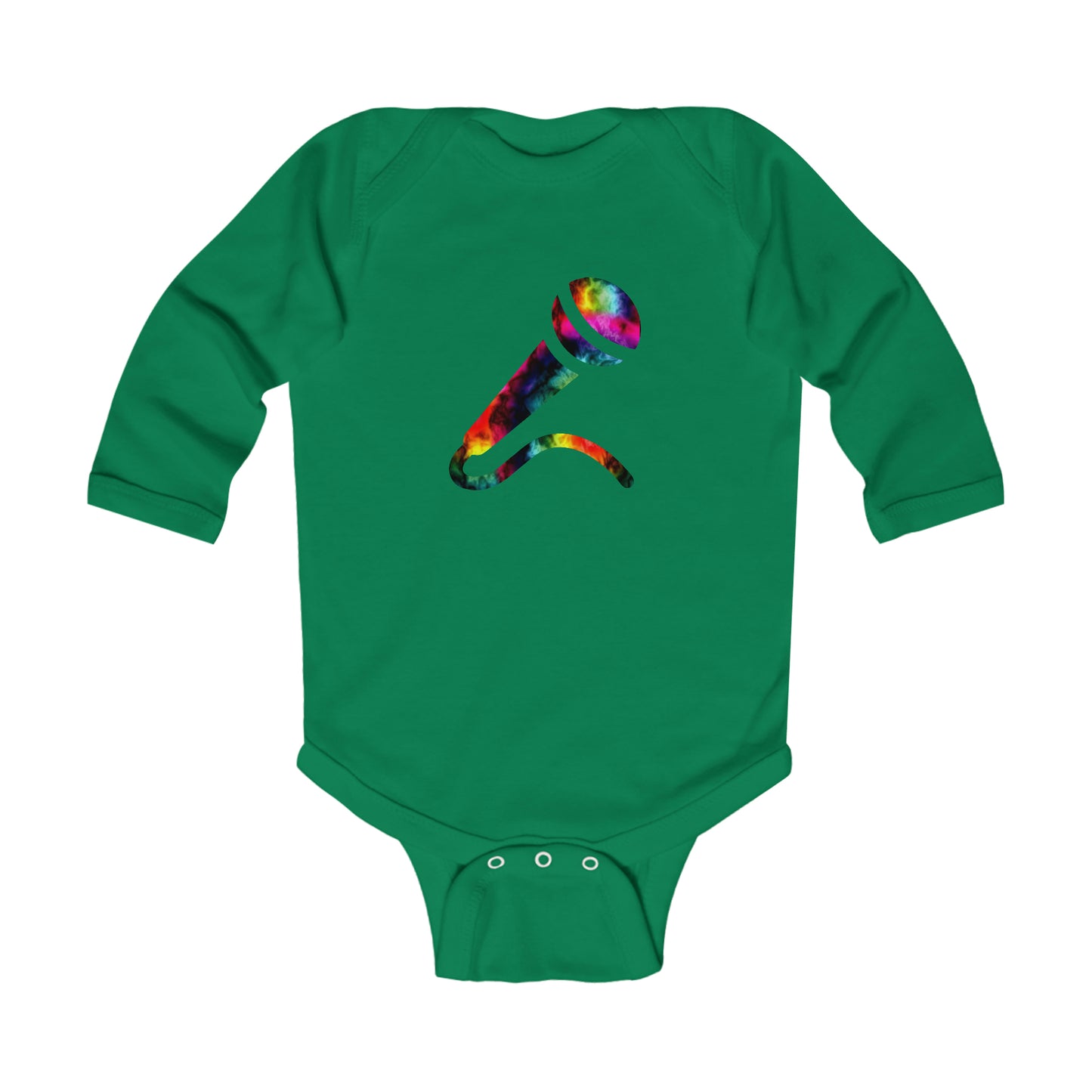 Microphone Time Infant Long Sleeve Bodysuit