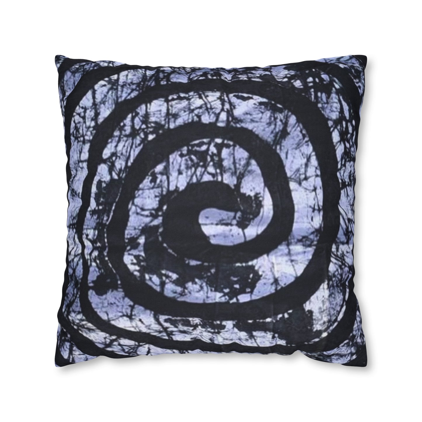 Batik Spiral Square Pillow Case