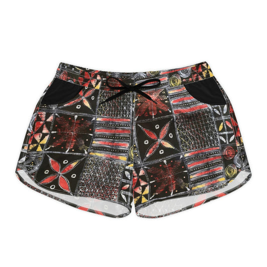 Batik 'Yoruba Waya' Women's Casual Shorts