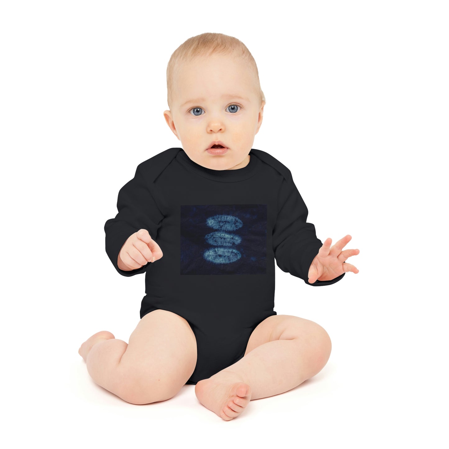 3 Shells Baby Long-Sleeve Organic Bodysuit