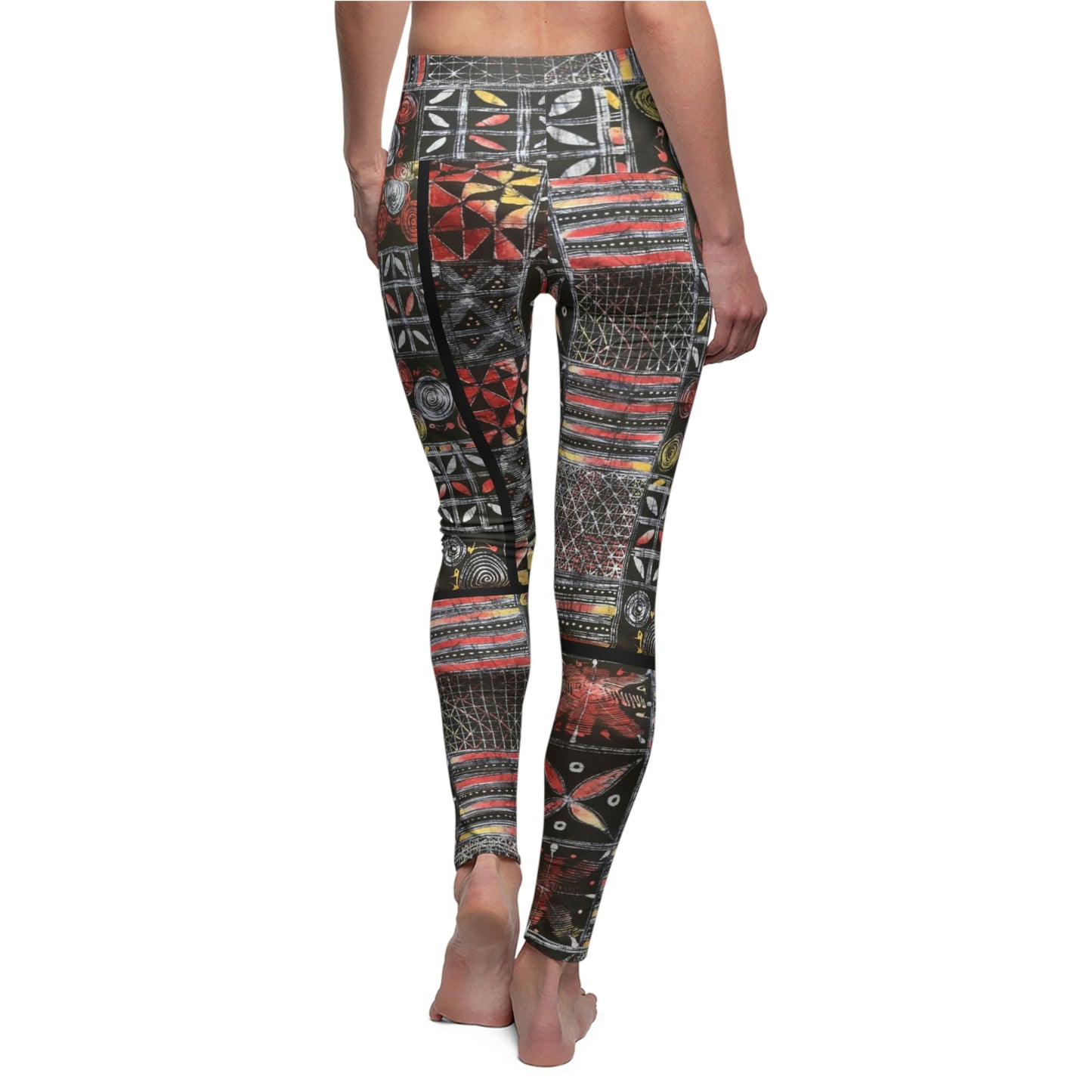 Yoruba 'Waya' Batik Tie Dye Women's Leggings