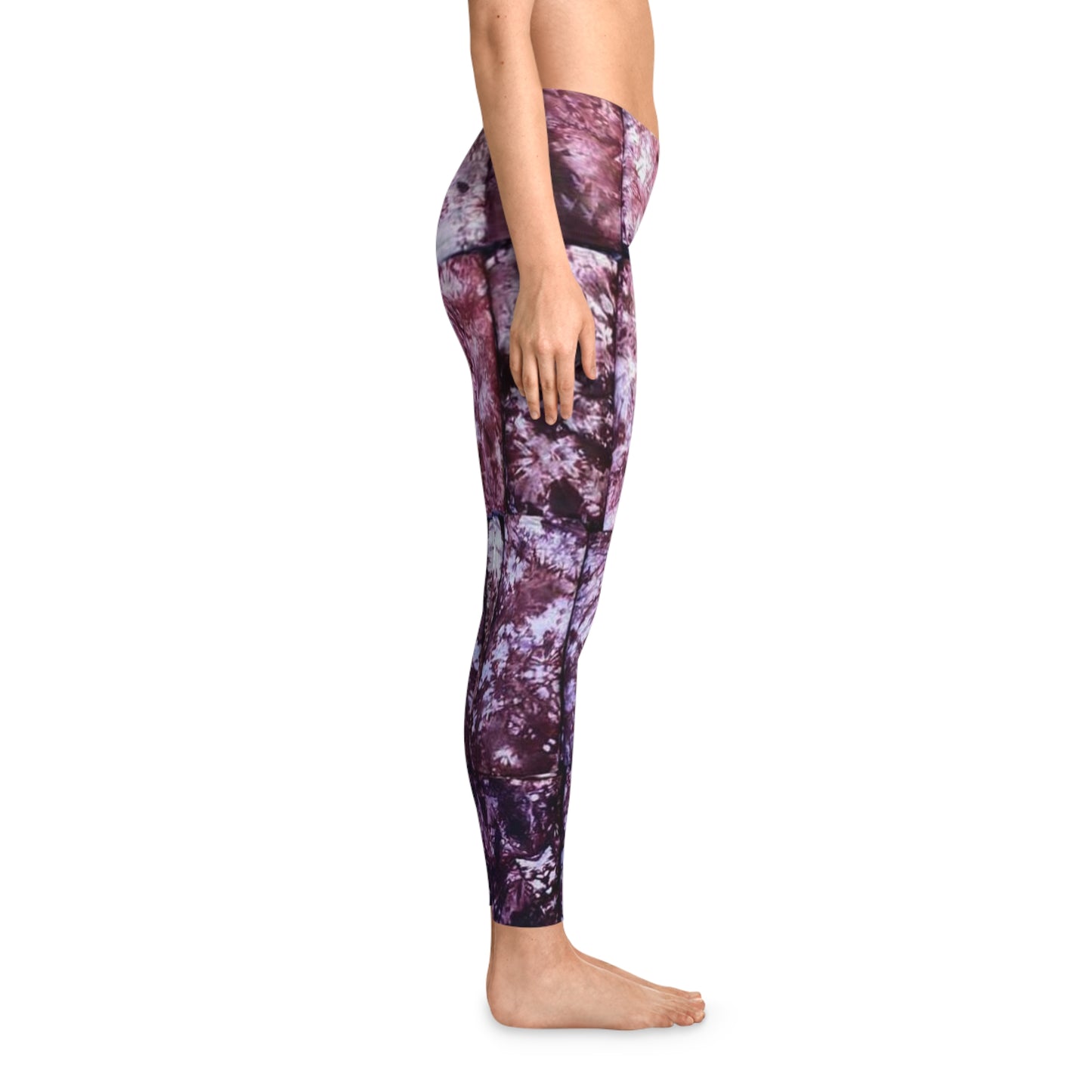 Tie Dye Arranged Stretchy Leggings