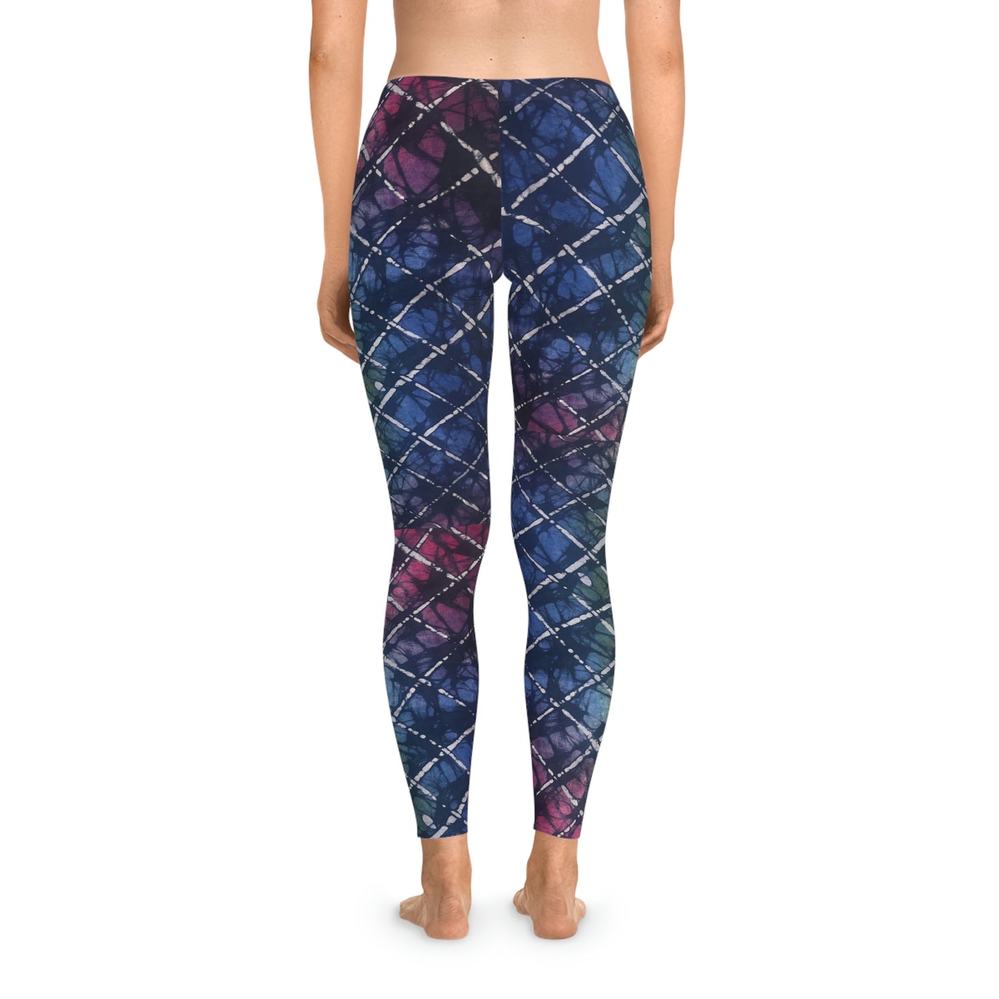 Batik Tie Dye Tpoon Stretchy Leggings ,Yoga Pant