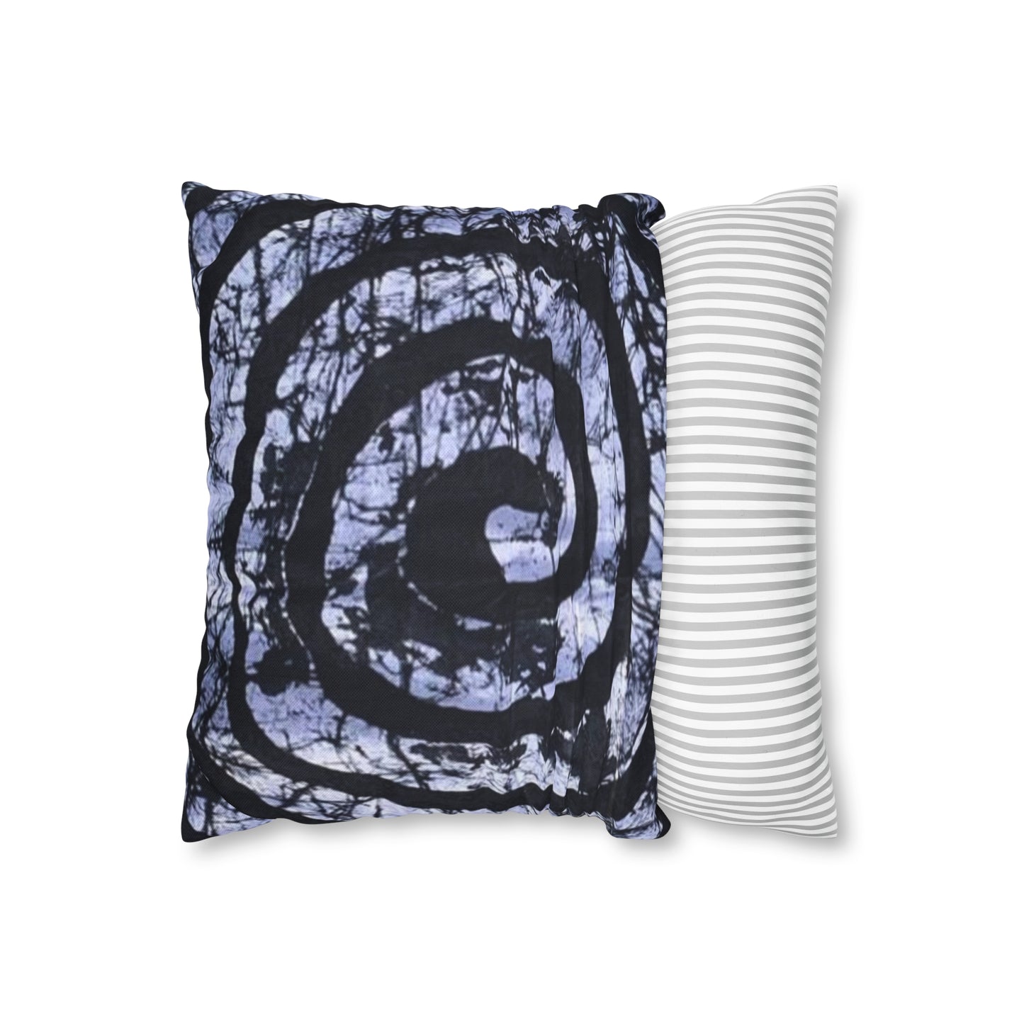 Batik Spiral Square Pillow Case