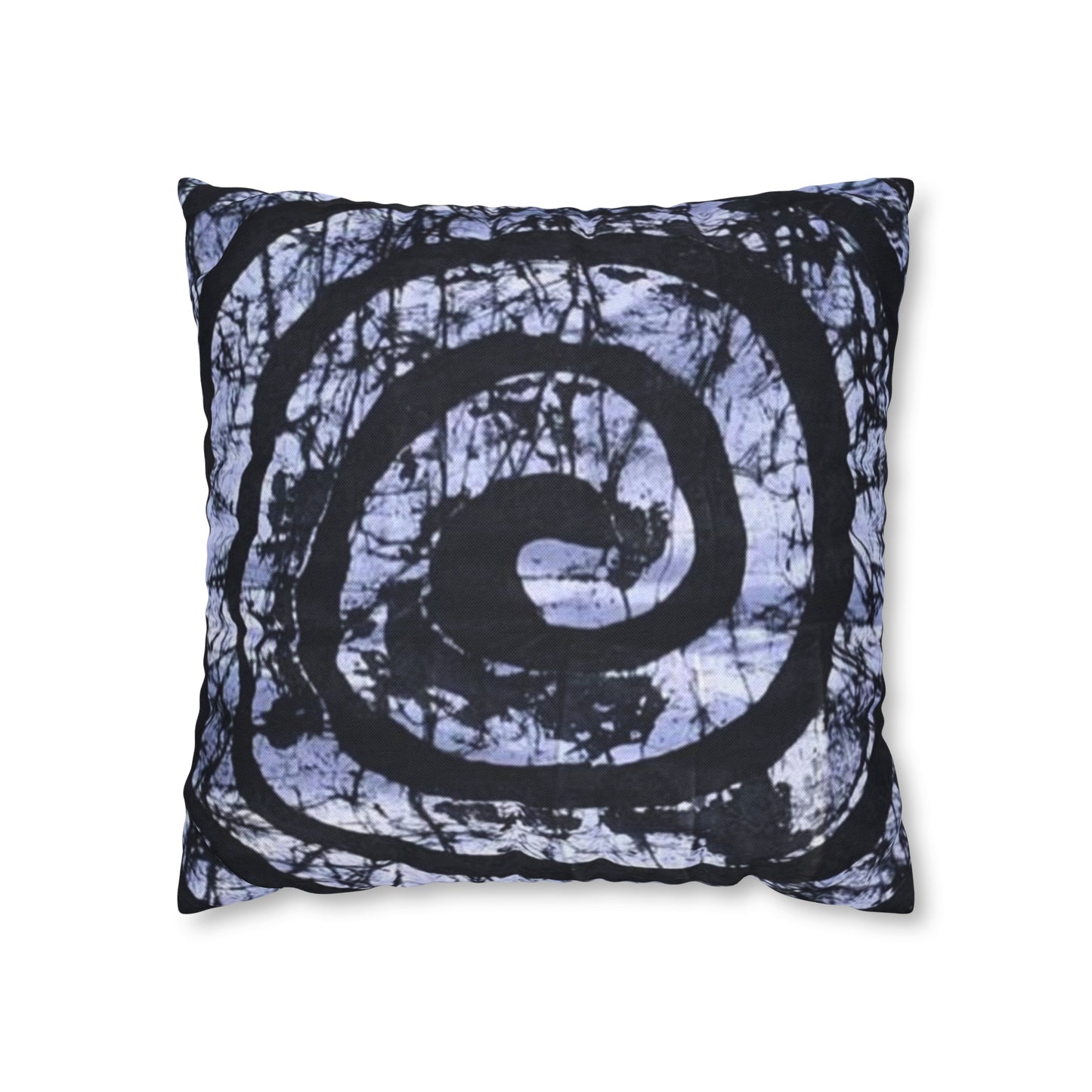 Batik Spiral Square Pillow Case