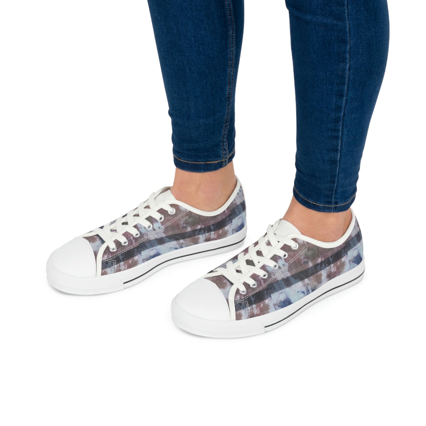 Women's Tie Dye Low Top Sneakers