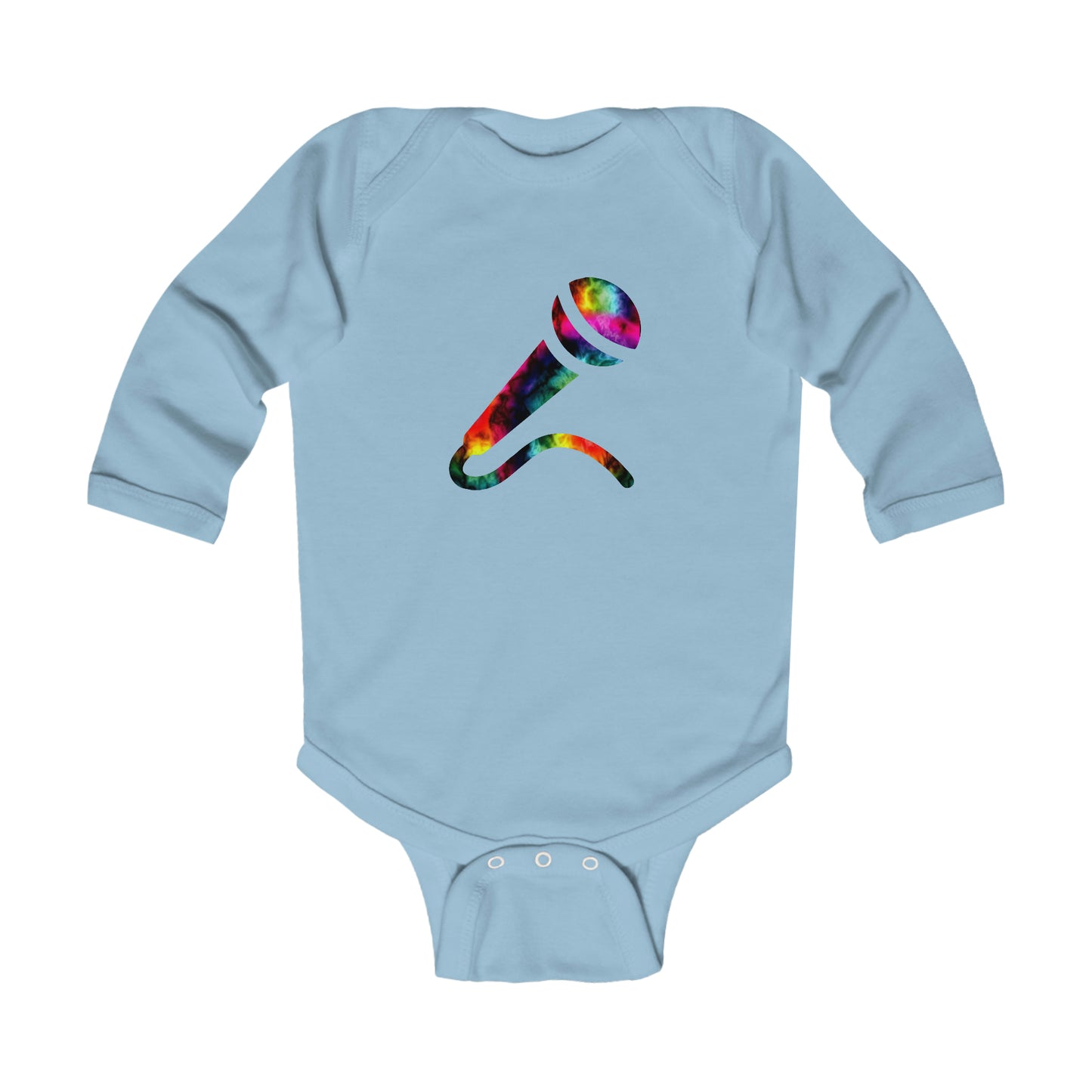 Microphone Time Infant Long Sleeve Bodysuit