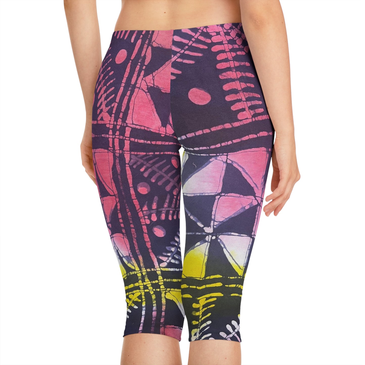 Batik Fan Women's Capri Leggings