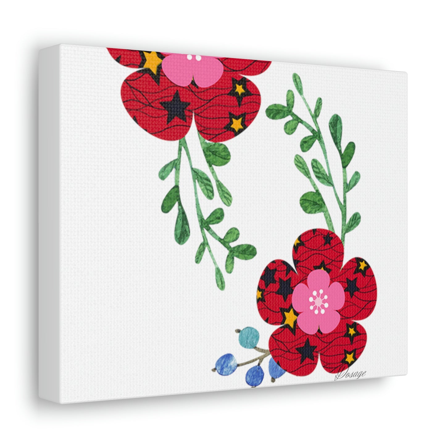 Fabric Petal Canvas Gallery Wraps