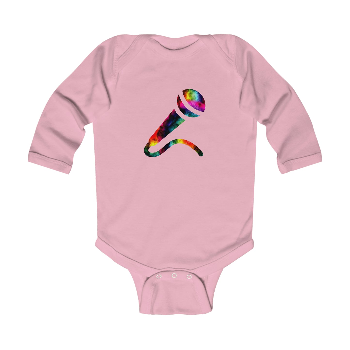 Microphone Time Infant Long Sleeve Bodysuit