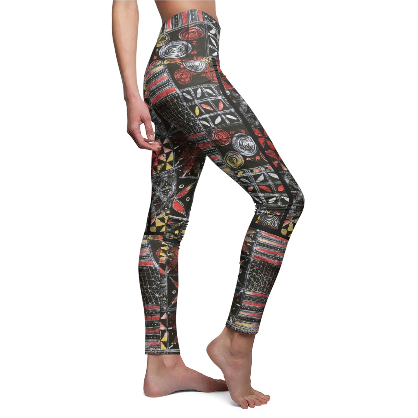 Yoruba 'Waya' Batik Tie Dye Women's Leggings