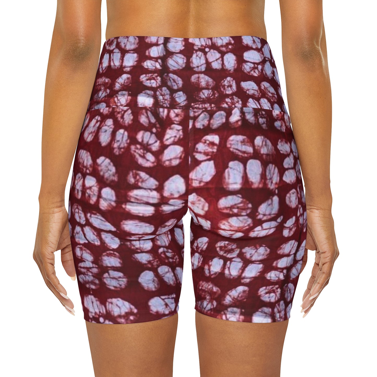 Batik Rodo High Waisted Yoga Shorts