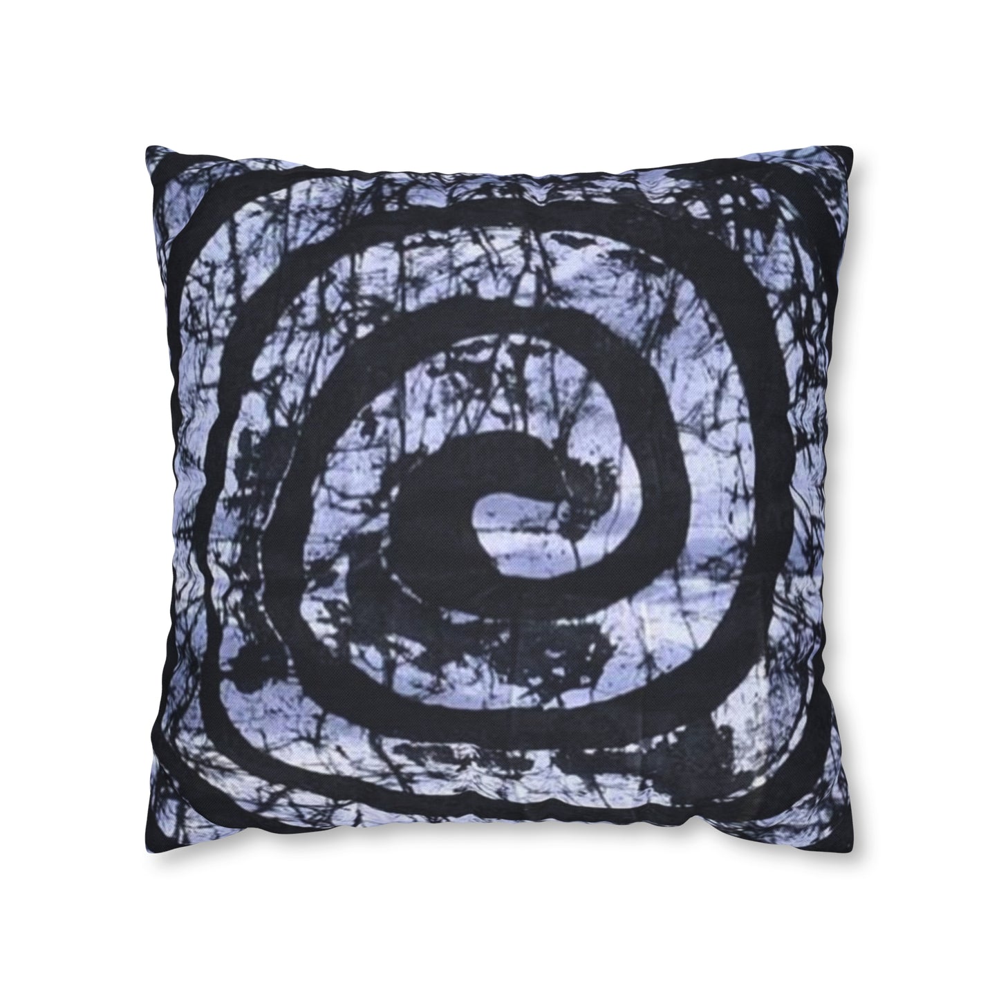 Batik Spiral Square Pillow Case