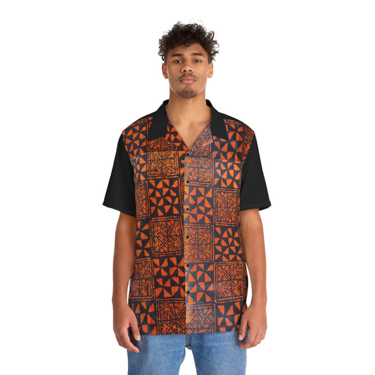 Batik Tie Dye 'Talking Drum' Men's Shirt