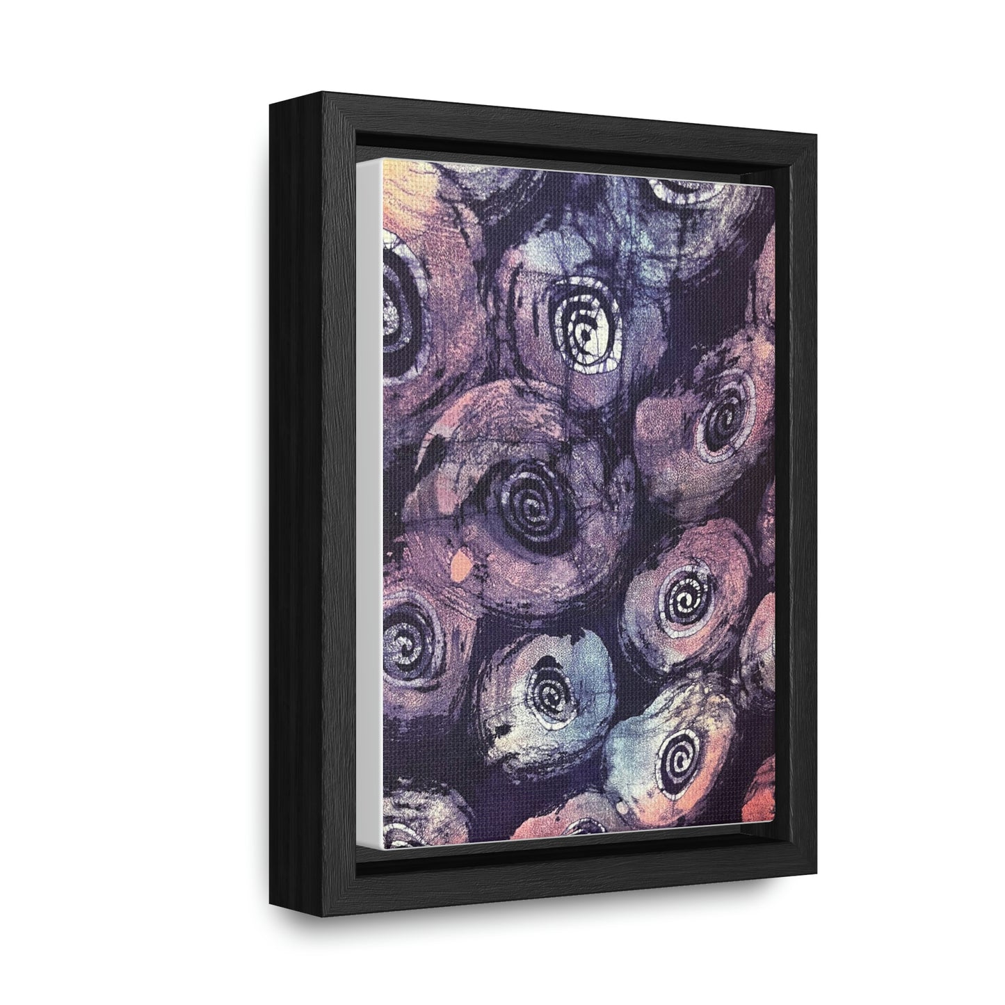 Batik Flower Art Vertical Frame