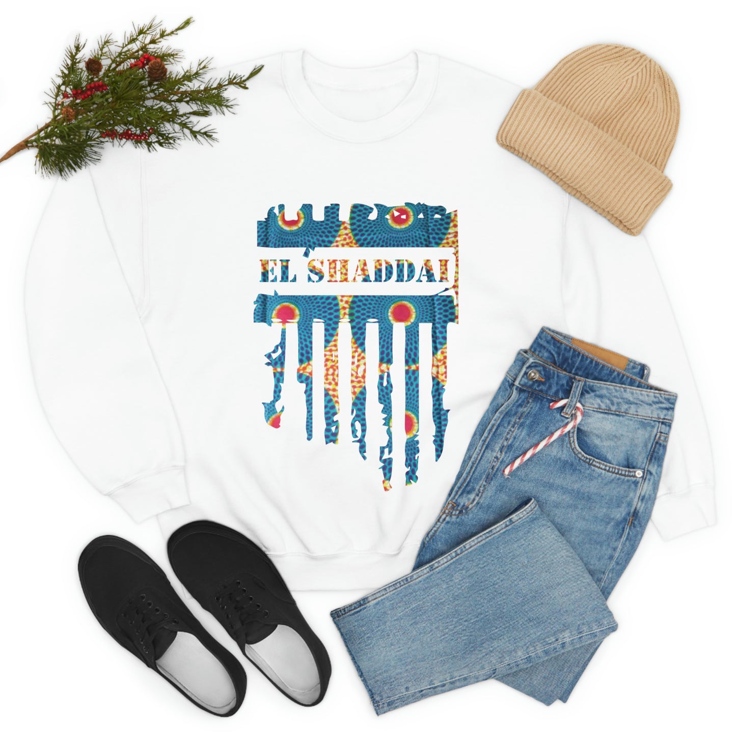 Unisex EL-SHADDAI Heavy Blend™ Crewneck Sweatshirt