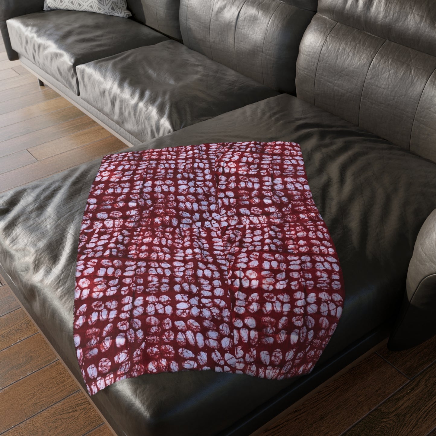 Batik Rejoicing Velveteen Minky Blanket (Two-sided print)