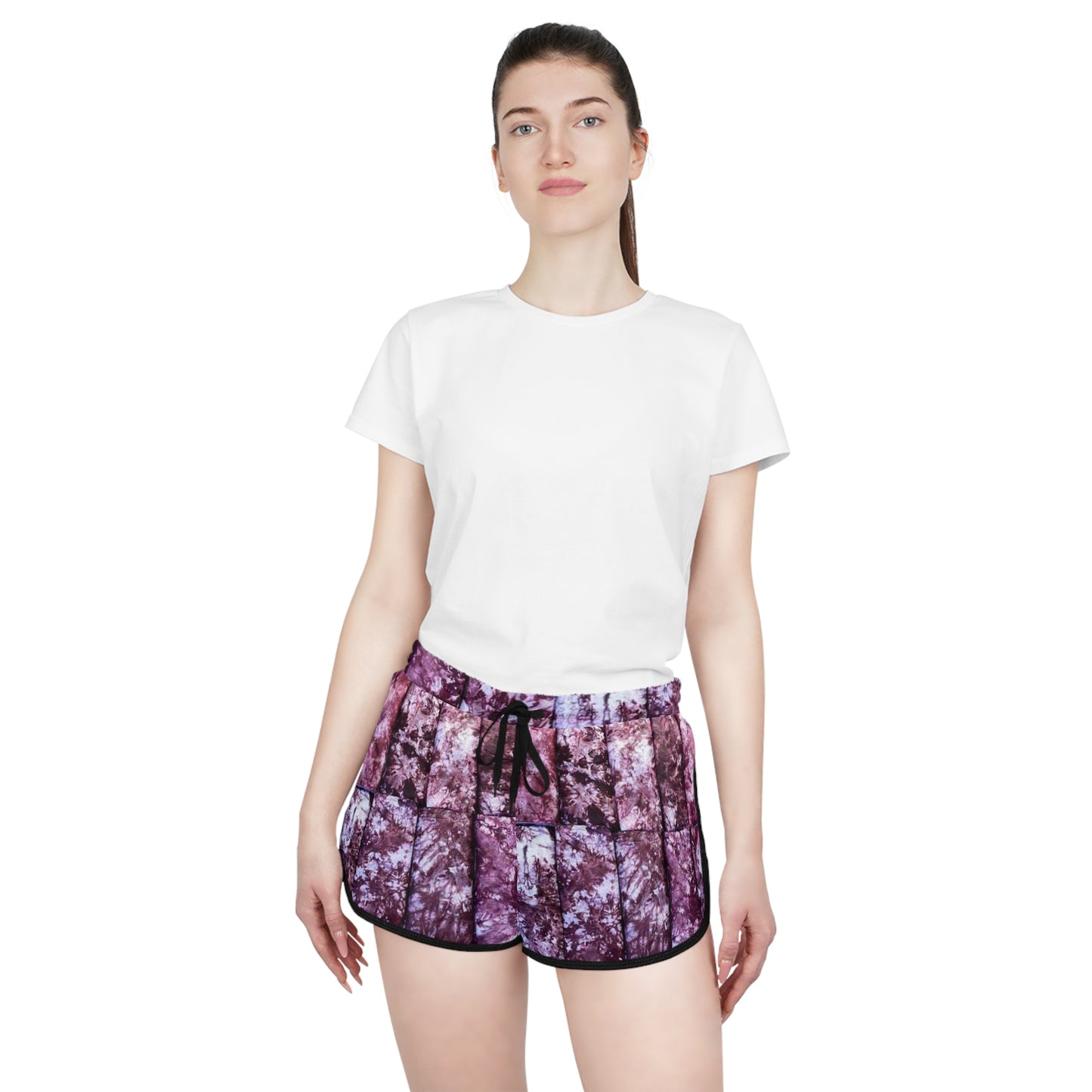 Tie Dye Arranged Women's Relaxed Shorts