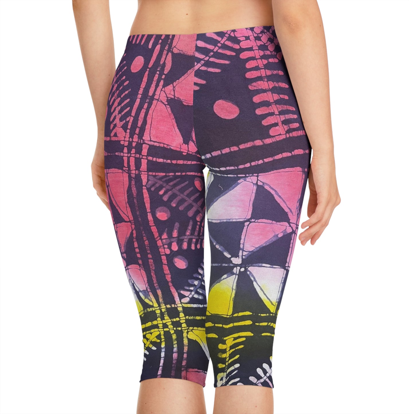 Batik Fan Women's Capri Leggings