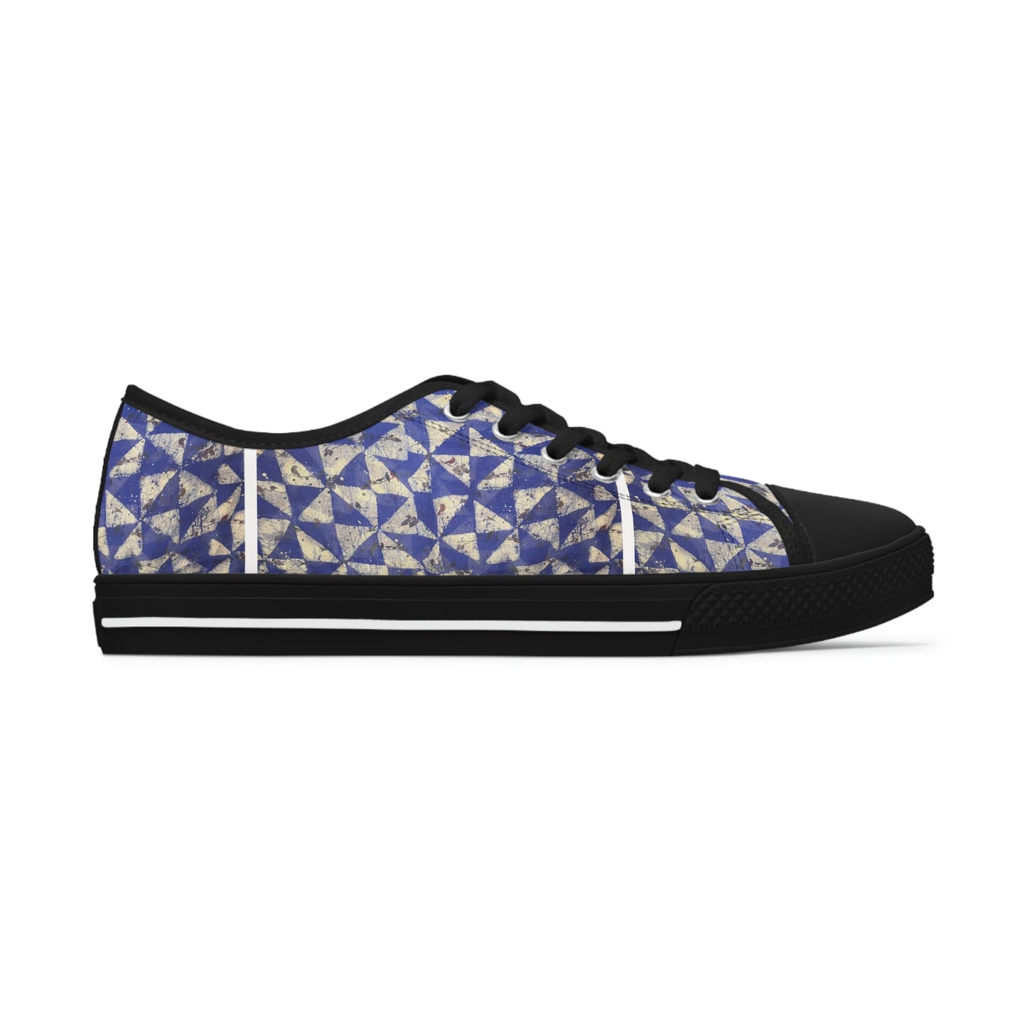 Women's Low Top Sneakers Batik Triangular