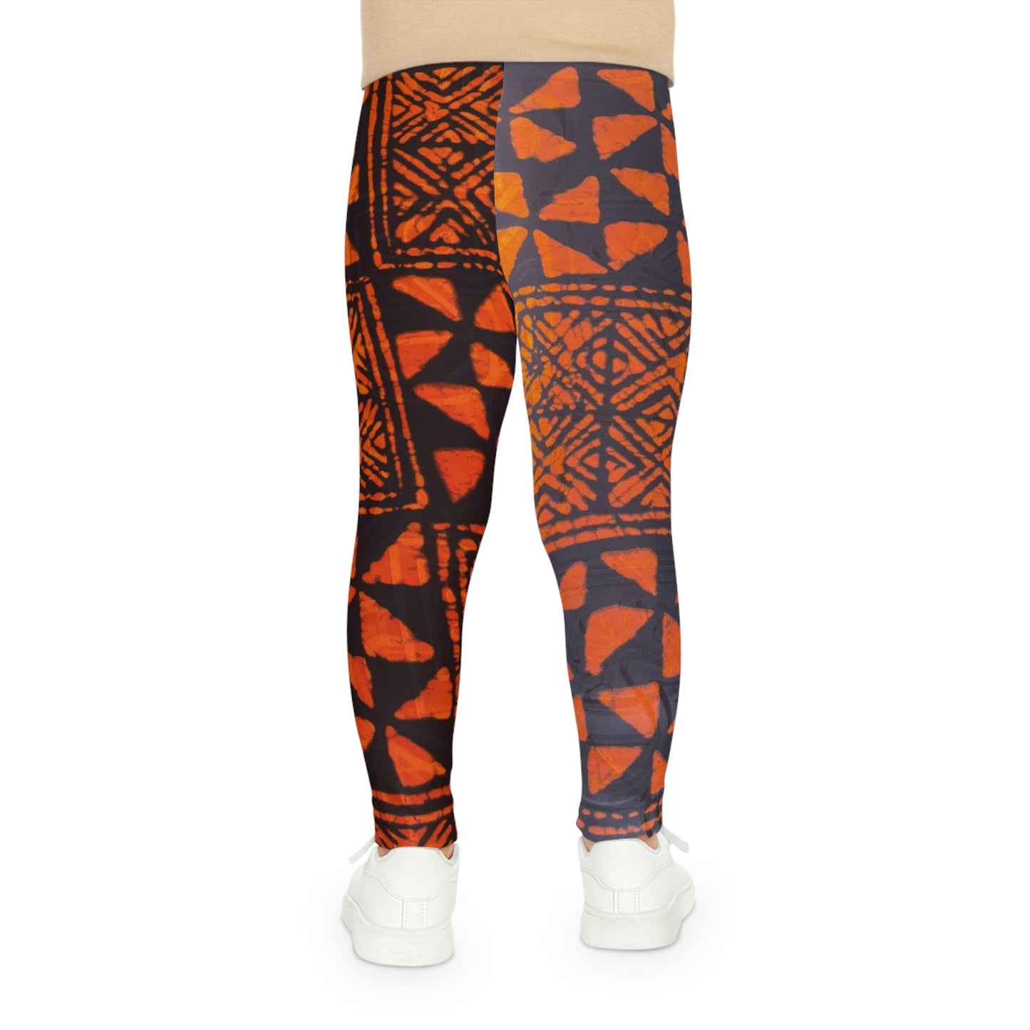 Batik Tie Dye 'Talking Drum Motif' leggings